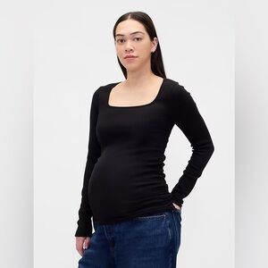 Gap Maternity Modern Square-Neck T-Shirt